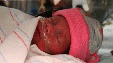 Kali is bundled up and ready to go!