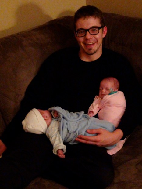 and mommy and daddy's arms are full of babies. The end. 